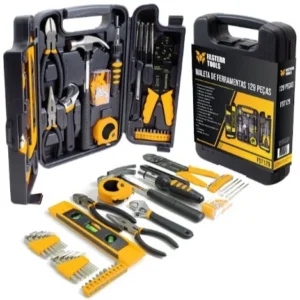 Kit Completo de Ferramentas 129 Peças com Maleta Organizadora- Fasterr